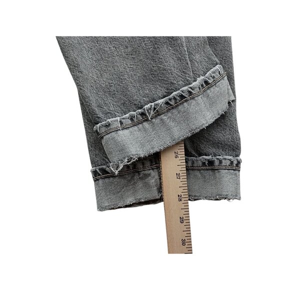 AG Alexxis Crop Jeans Womens 29 Gray High Rise‎ Vintage Slim Distressed Denim - Picture 11 of 11
